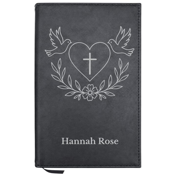 Personalized Leatherette Journal Notebook | Blessed Collection - Shepherds Shelf