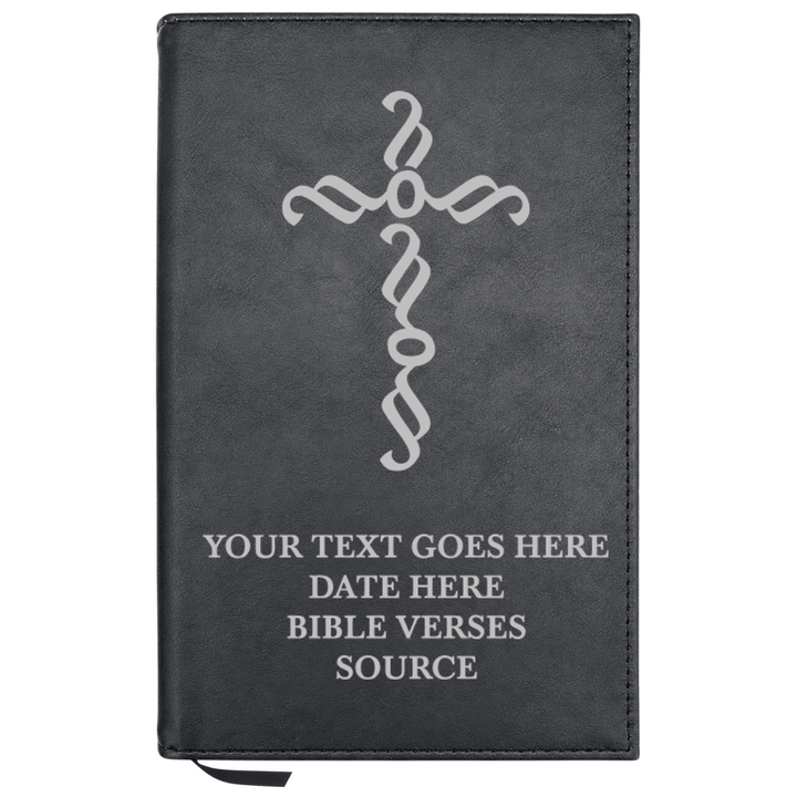 Personalized Leatherette Journal Notebook | Blessings Collection - Shepherds Shelf