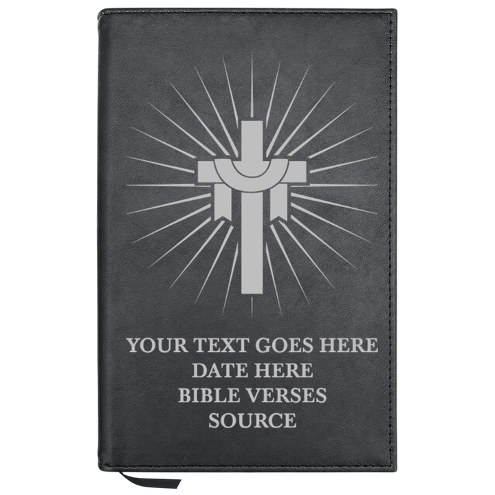 Personalized Leatherette Journal Notebook | Blessings Collection - Shepherds Shelf