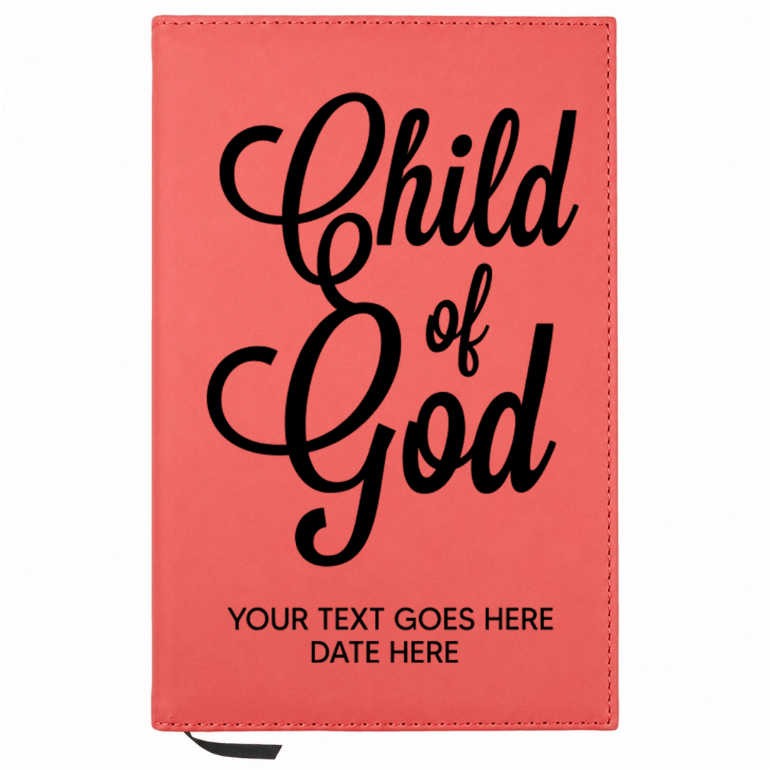 Personalized Leatherette Journal Notebook | Child of God - Shepherds Shelf