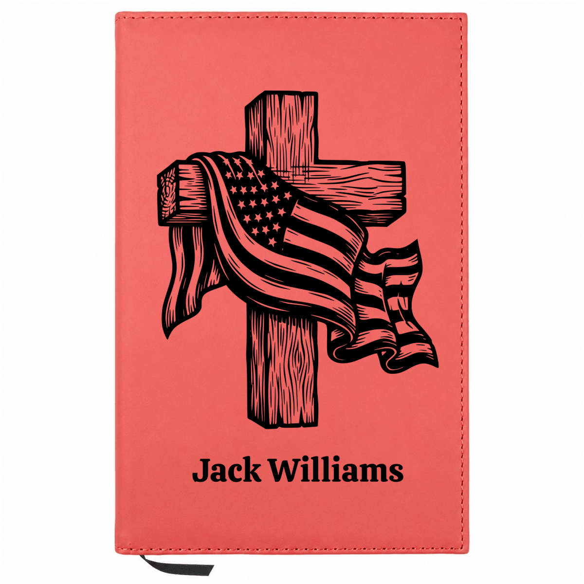 Personalized Leatherette Journal Notebook | Faith - Shepherds Shelf