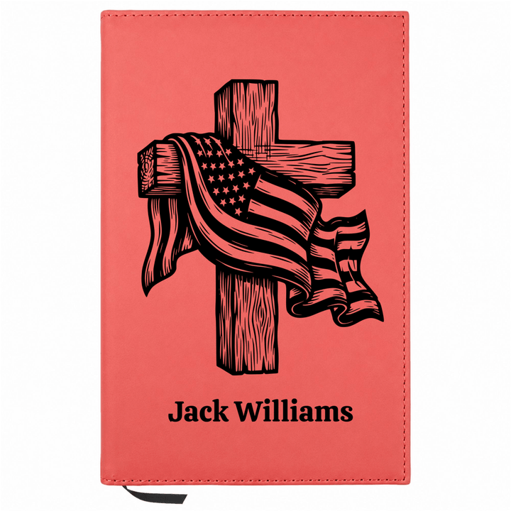 Personalized Leatherette Journal Notebook | Faith - Shepherds Shelf