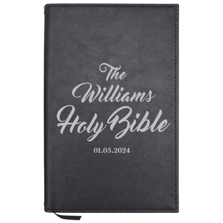 Personalized Leatherette Journal Notebook | Family Name - Shepherds Shelf