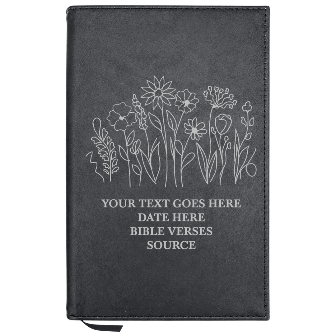 Personalized Leatherette Journal Notebook | Garden - Shepherds Shelf