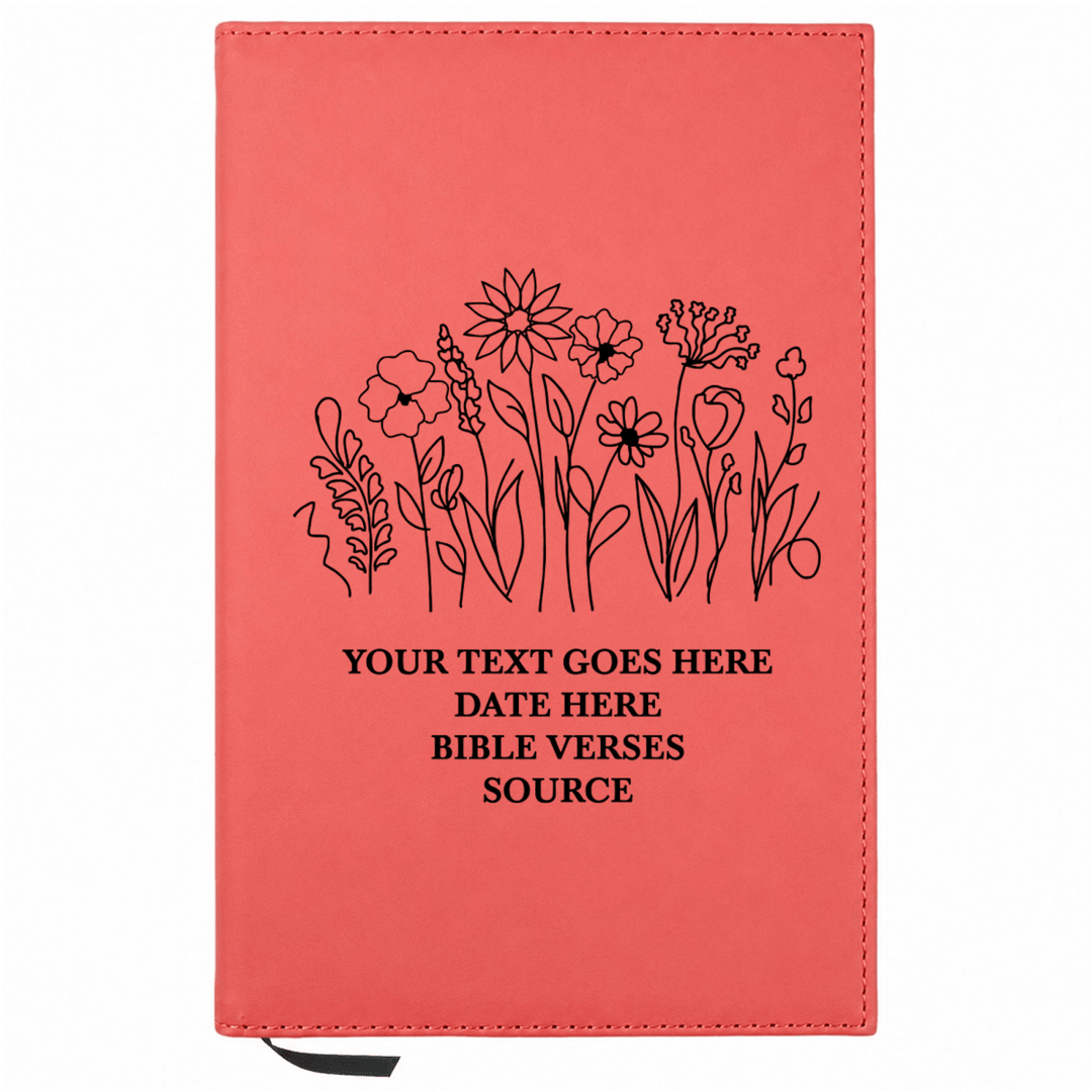 Personalized Leatherette Journal Notebook | Garden - Shepherds Shelf