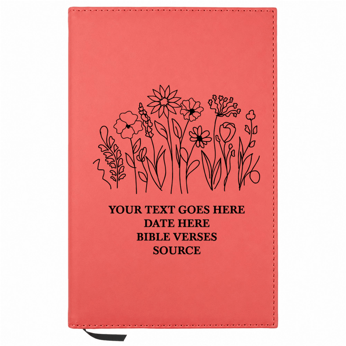 Personalized Leatherette Journal Notebook | Garden - Shepherds Shelf