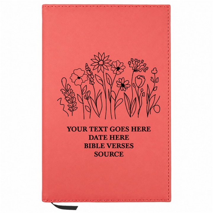 Personalized Leatherette Journal Notebook | Garden - Shepherds Shelf