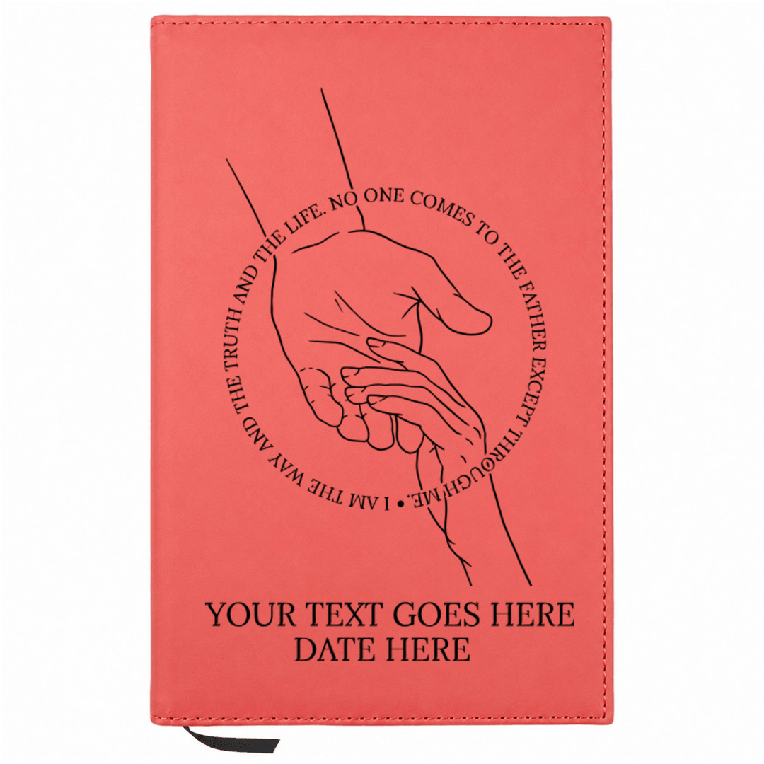 Personalized Leatherette Journal Notebook | Helping Hand - Shepherds Shelf