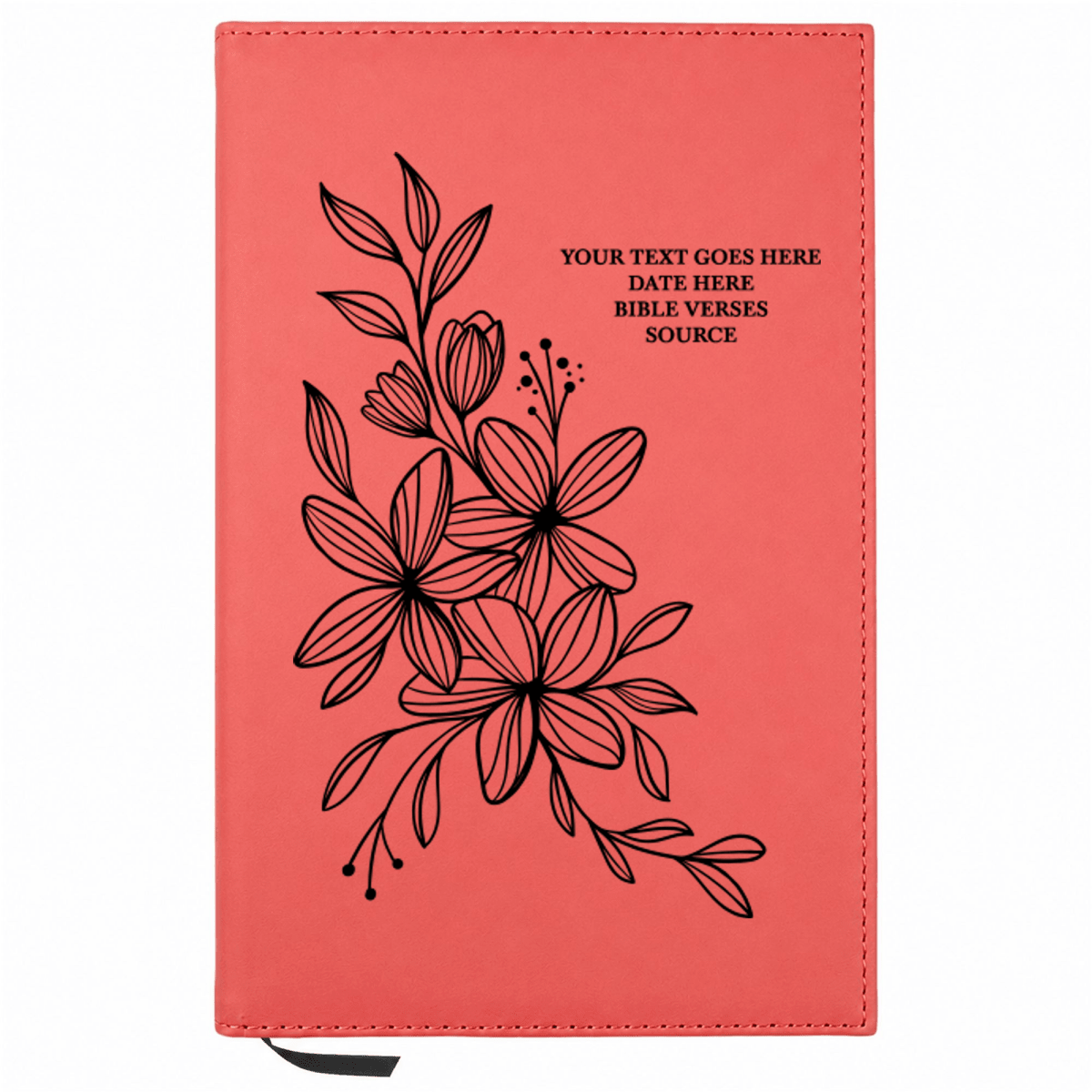 Personalized Leatherette Journal Notebook | Hyacinth - Shepherds Shelf