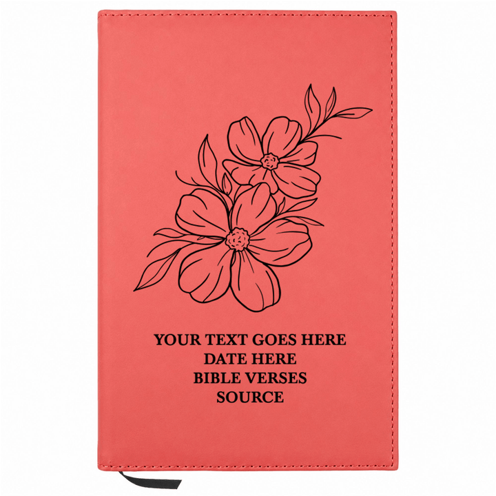 Personalized Leatherette Journal Notebook | Jasmine - Shepherds Shelf