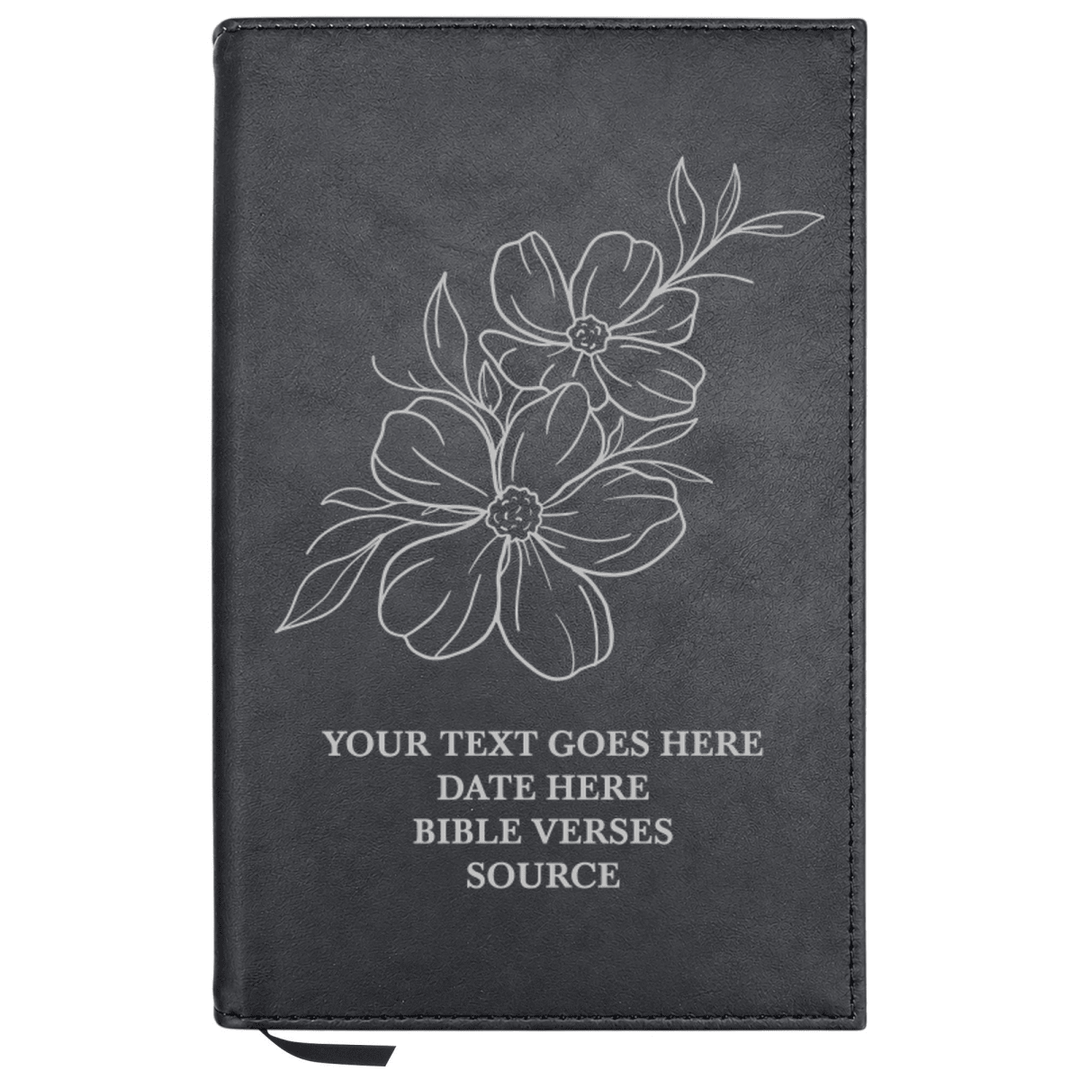 Personalized Leatherette Journal Notebook | Jasmine - Shepherds Shelf