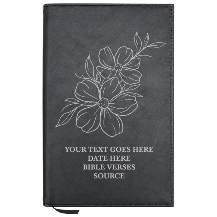 Personalized Leatherette Journal Notebook | Jasmine - Shepherds Shelf