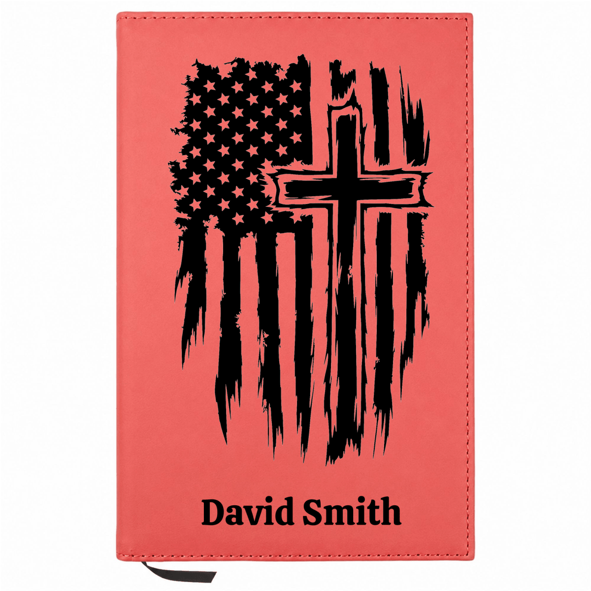 Personalized Leatherette Journal Notebook | One Nation - Shepherds Shelf