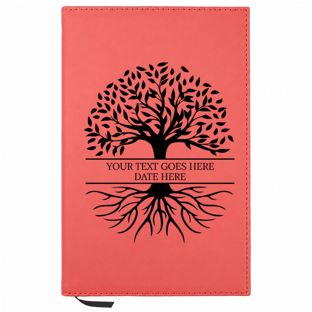 Personalized Leatherette Journal Notebook | Tree of Life - Shepherds Shelf