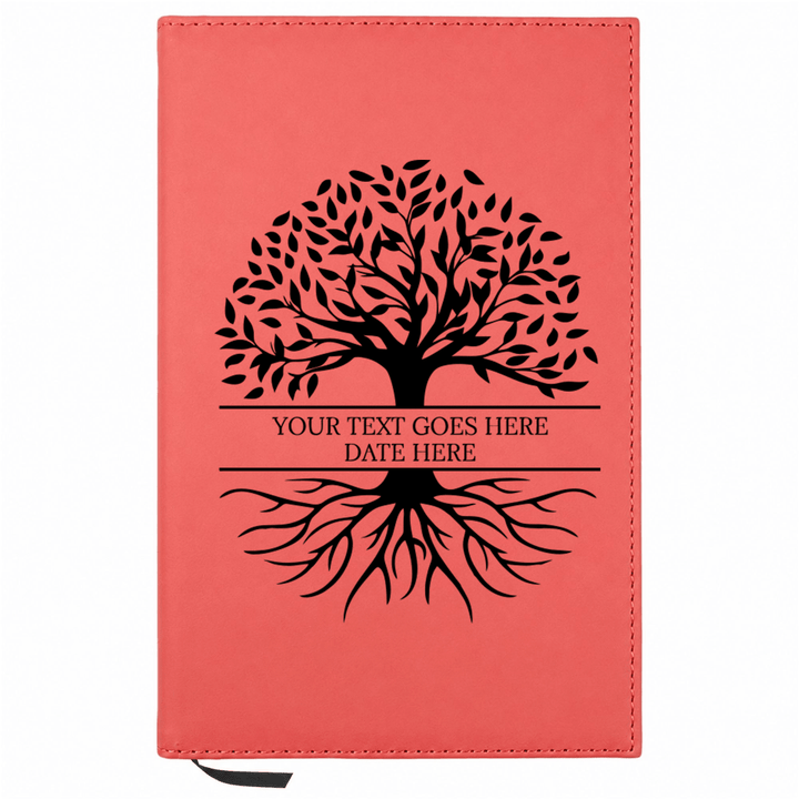 Personalized Leatherette Journal Notebook | Tree of Life - Shepherds Shelf