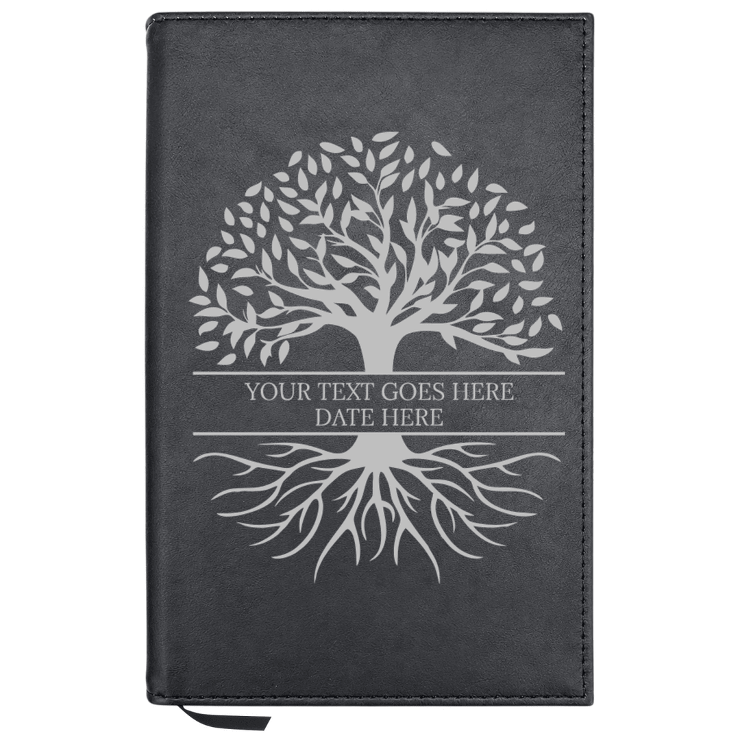 Personalized Leatherette Journal Notebook | Tree of Life - Shepherds Shelf