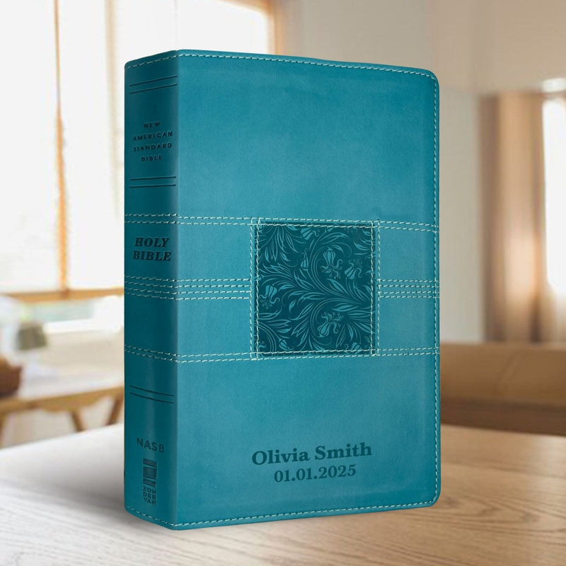 NASB Teal Standard Size 2020 Holy Bible Medium Print