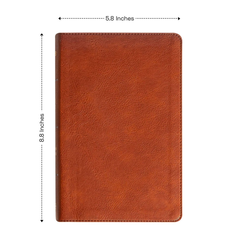NASB Brown Standard Size Holy Bible Large Print