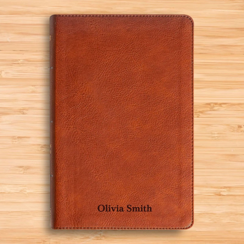 NASB Brown Standard Size Holy Bible Large Print