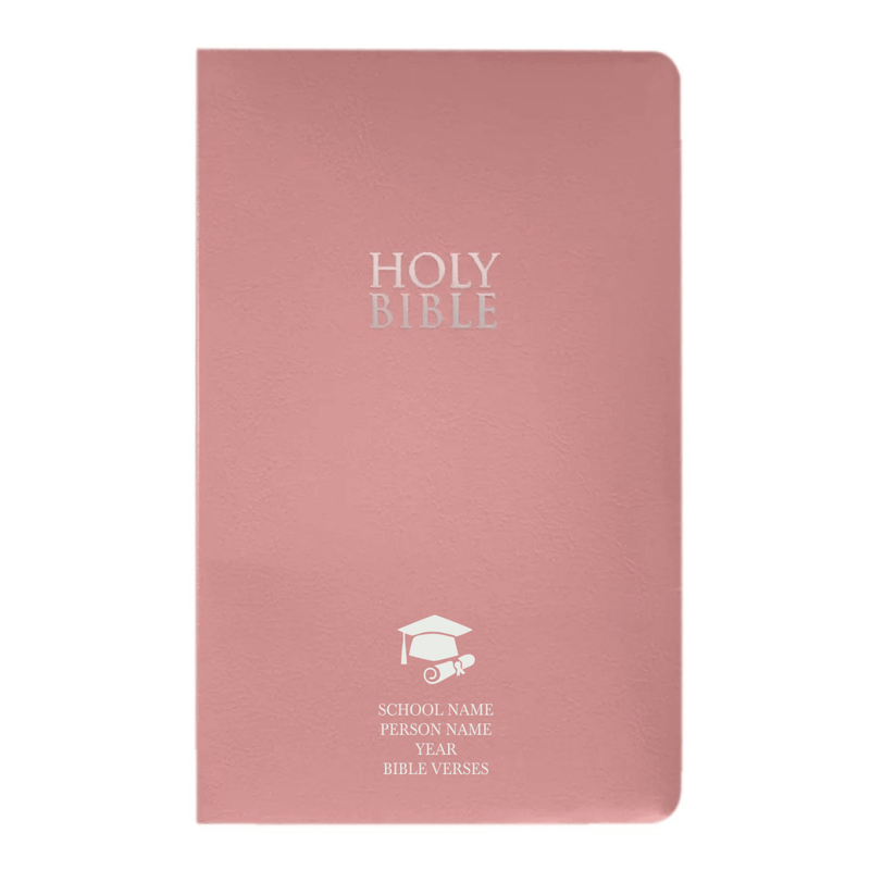 NIV Pink Standard Size Holy Bible Small Print