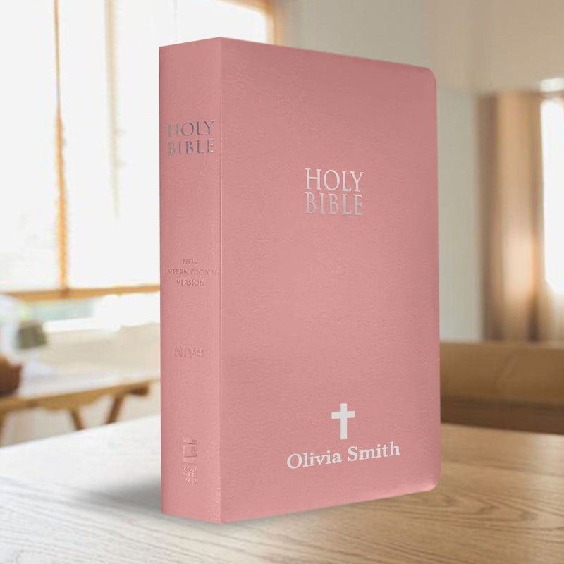 NIV Pink Standard Size Holy Bible Small Print