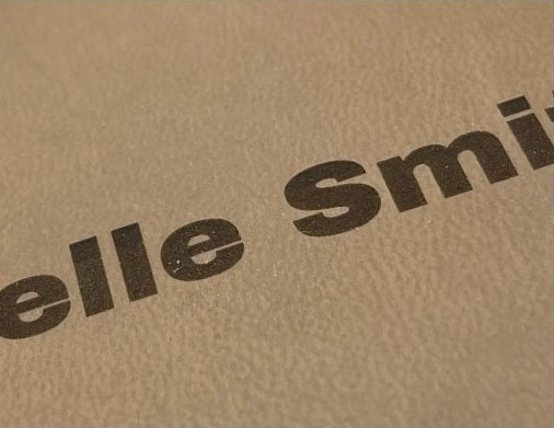 Actual personalization sample for this Bible