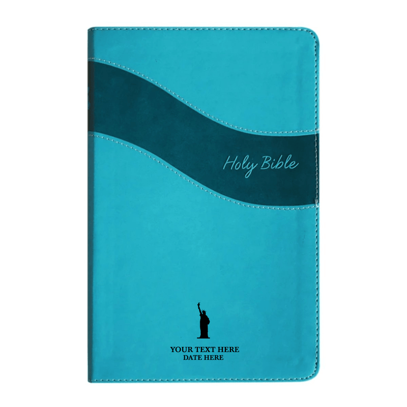 NIV Teal Standard Size Premium Indexed Holy Bible Small Print
