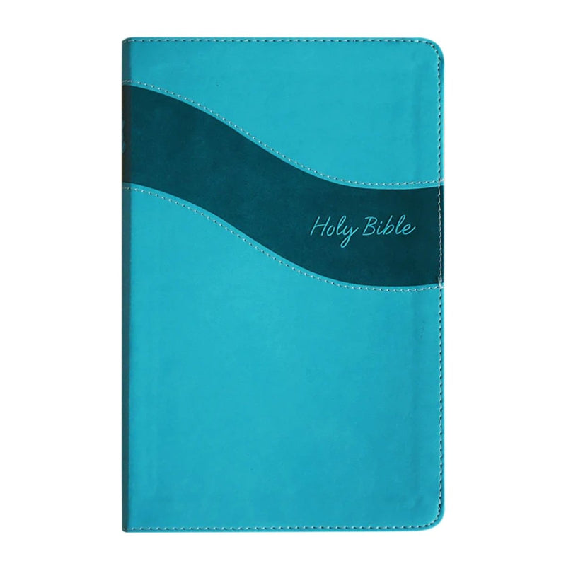 NIV Teal Standard Size Premium Indexed Holy Bible Small Print