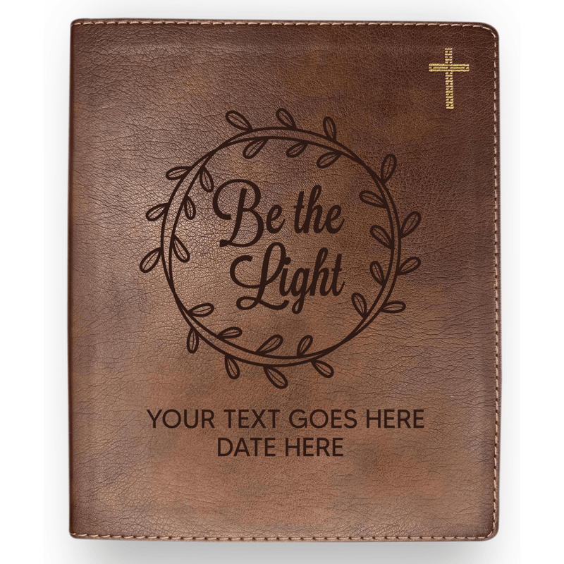 Personalized NIV Journaling Bible With Be the Light Full Cover | Shepherds Shelf