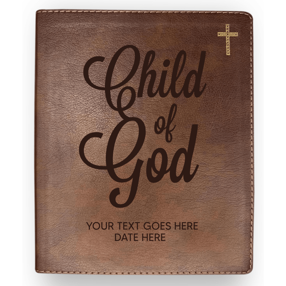 NIV Brown Standard Size Journaling Holy Bible Medium Print | Child of God