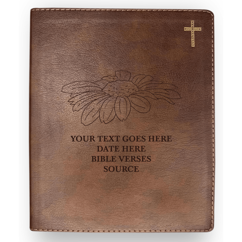NIV Brown Standard Size Journaling Holy Bible Medium Print | Daisy