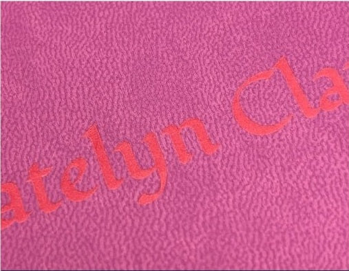 Actual personalization sample for this Bible