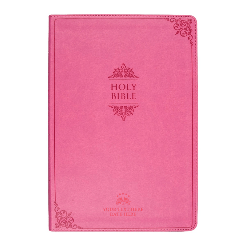 NIV Pink Standard Size Thinline Holy Bible Medium Print