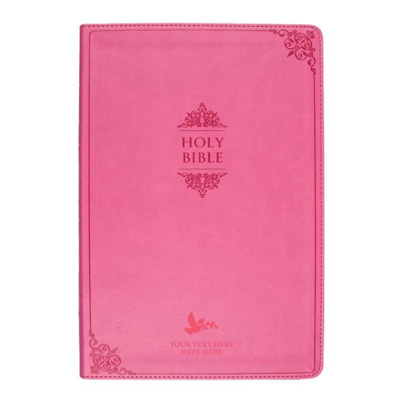 NIV Pink Standard Size Thinline Holy Bible Medium Print