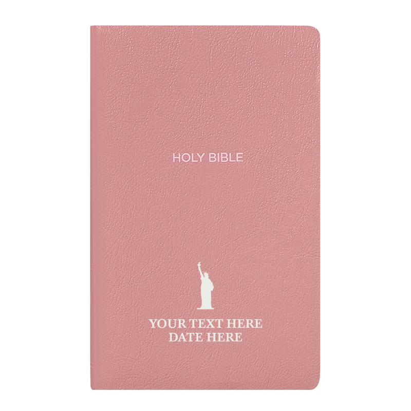 NKJV Pink Standard Size Holy Bible Small Print