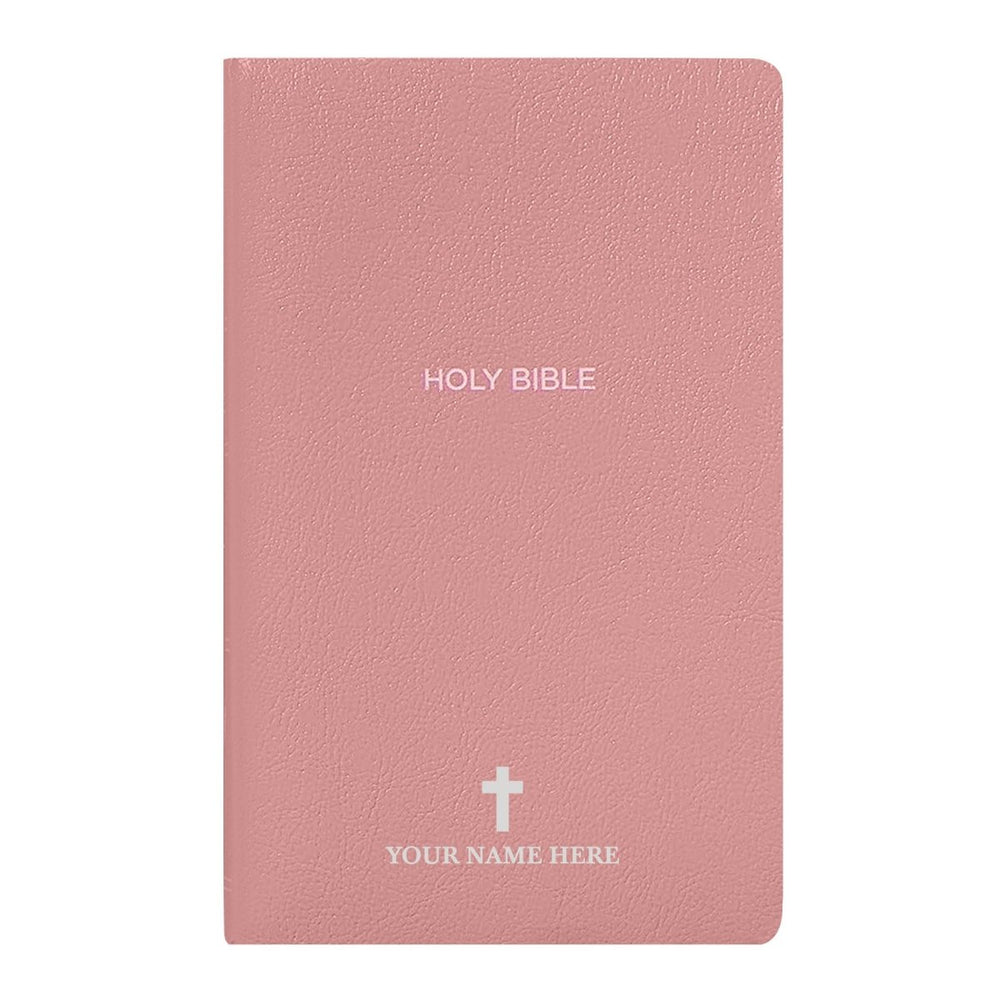 NKJV Pink Standard Size Holy Bible Small Print