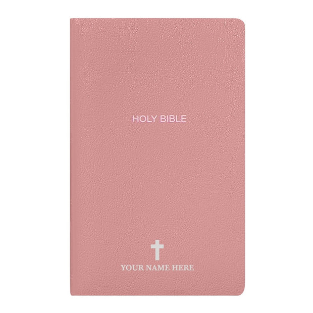 NKJV Pink Standard Size Holy Bible Small Print