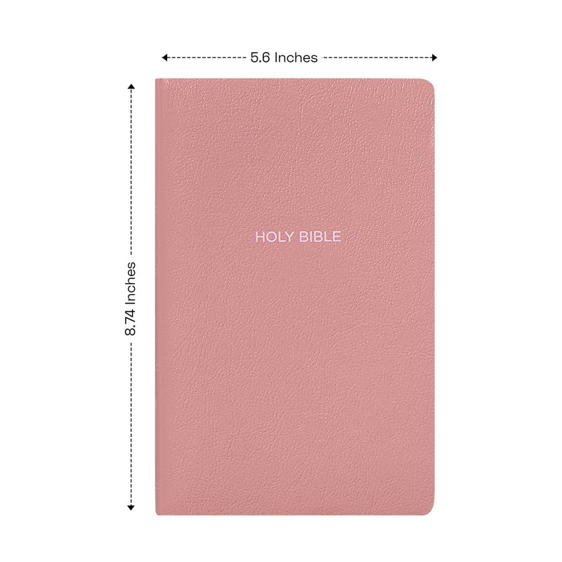 NKJV Pink Standard Size Holy Bible Small Print