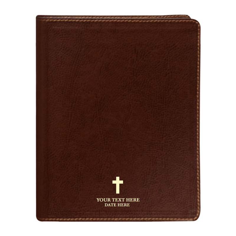 NKJV Brown Standard Size Holy Bible Small Print