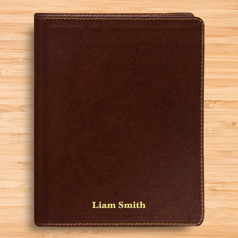 NKJV Brown Standard Size Holy Bible Small Print