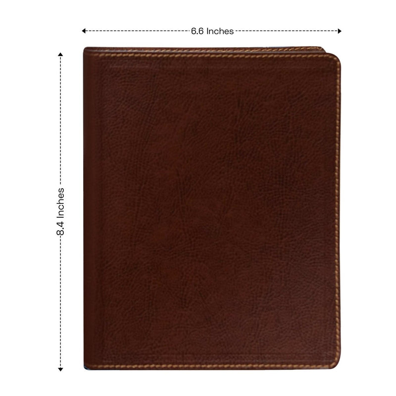 NKJV Brown Standard Size Holy Bible Small Print