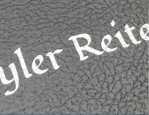 Actual personalization sample for this Bible