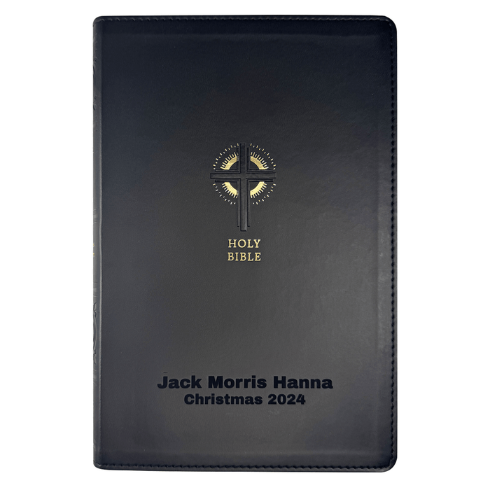 NRSV Black Standard Size Sacraments of Initiation Edition Holy Bible Medium Print