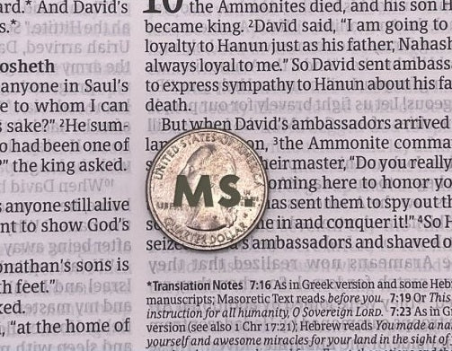 Print sample for this Bible