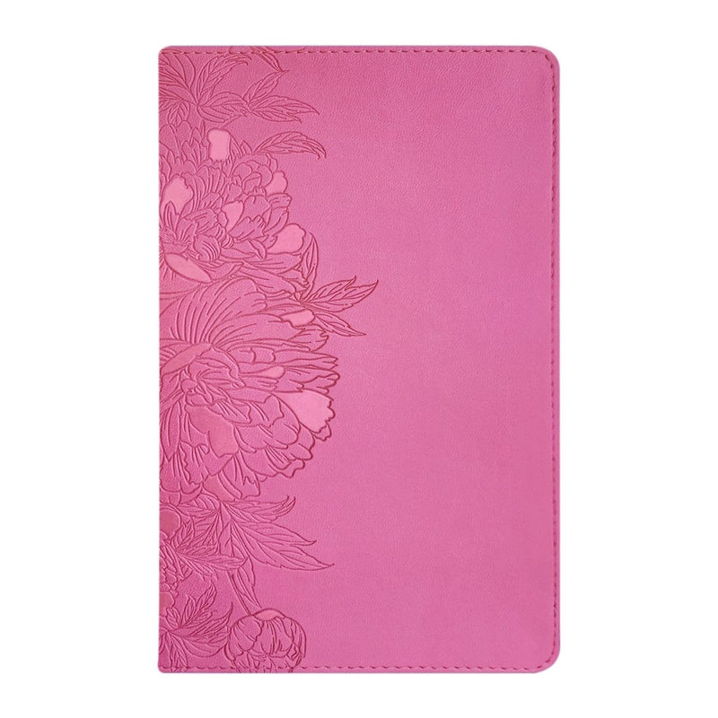 NLT Pink Standard Size Premium Holy Bible Large Print