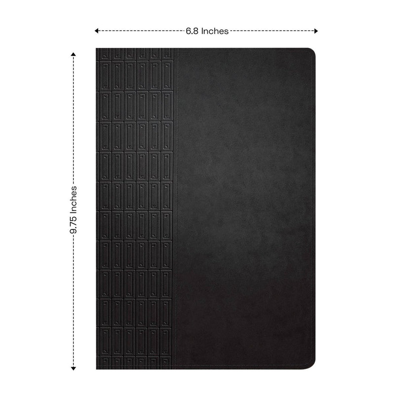 NLT Black Standard Size Premium Holy Bible Large Print