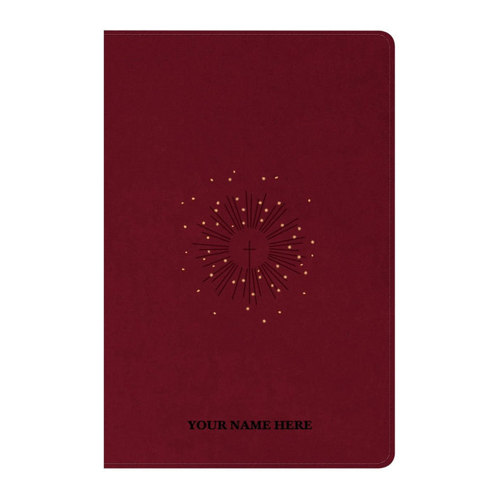 NLT Red Standard Size Premium Holy Bible Large Print