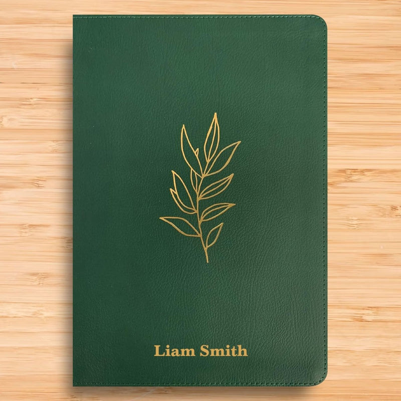 NLT Green Standard Size Premium Holy Bible Large Print