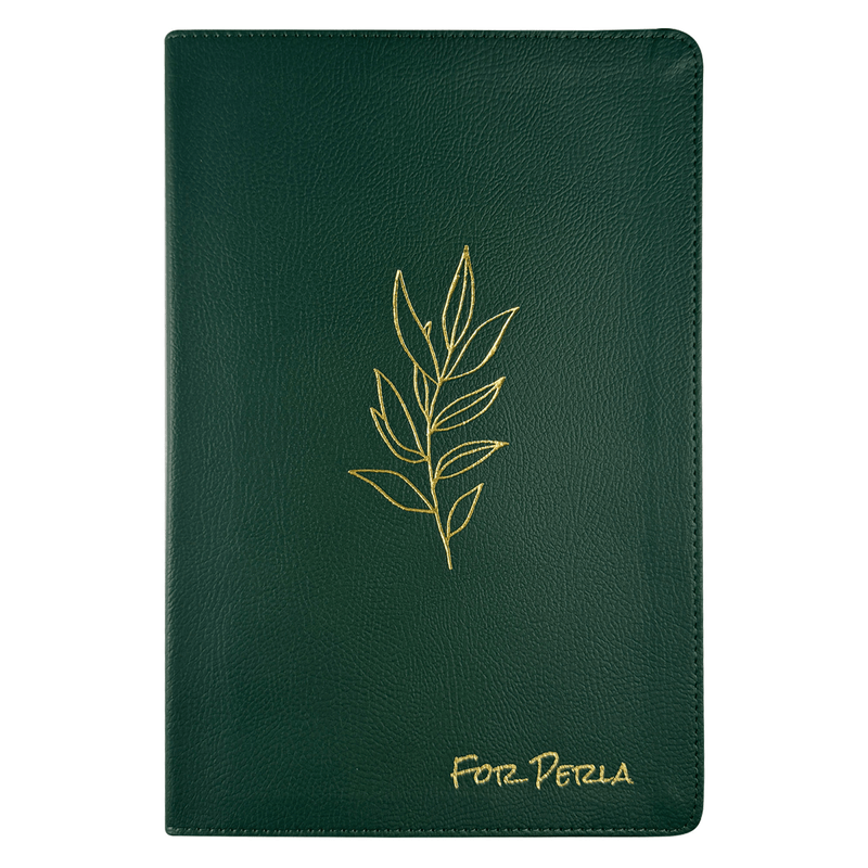 NLT Green Standard Size Premium Holy Bible Large Print