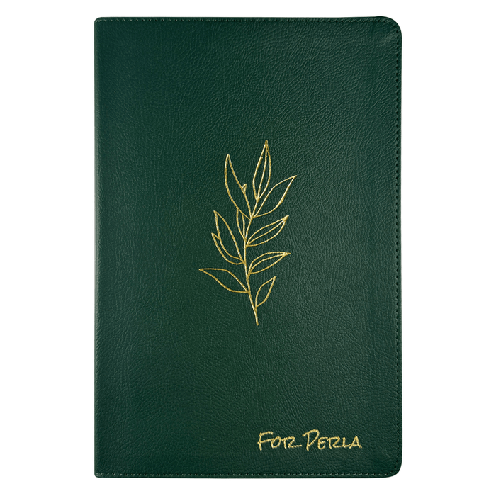 NLT Green Standard Size Premium Holy Bible Large Print